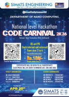 CodeCarnival 2k26 Hackathon Poster